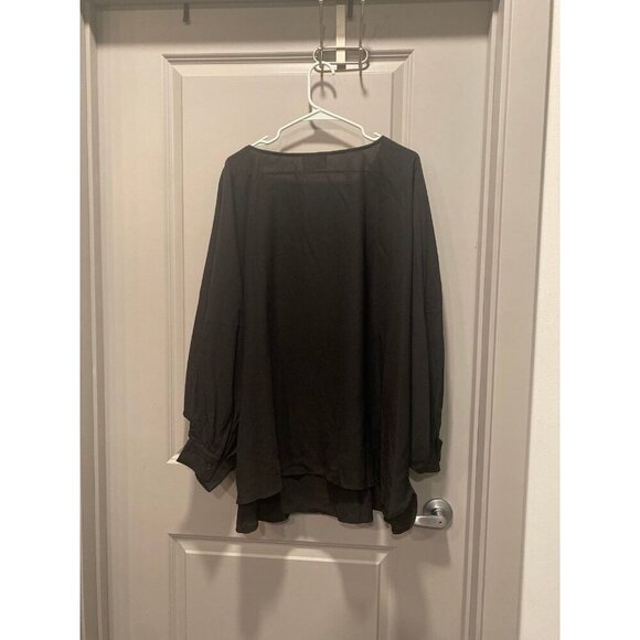Andree by Unit Black Oversized Blouse 1X/2X NWT - Picture 6 of 6